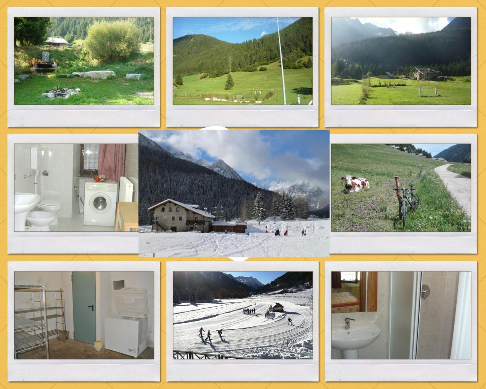 Chalet Rustico Bertolini Per Gruppi! Villa Vermiglio Exterior foto