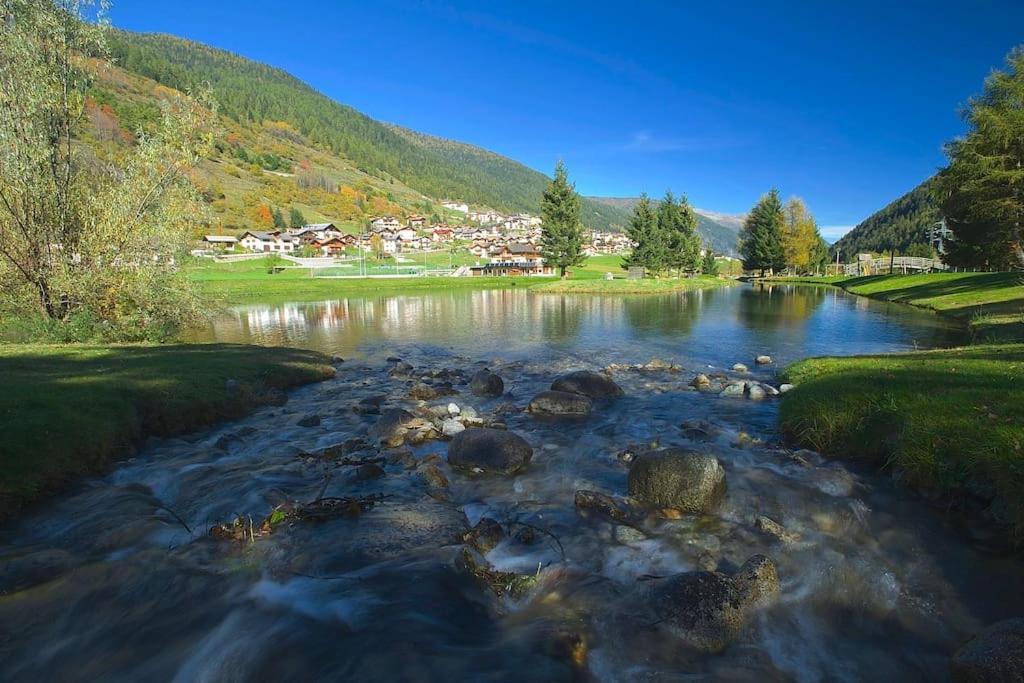 Chalet Rustico Bertolini Per Gruppi! Villa Vermiglio Exterior foto